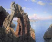 Natural Arch at Capri - 威廉·斯坦利·哈兹尔廷